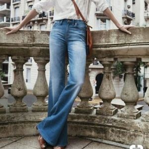 Free people wide leg trouser jeans ❤️